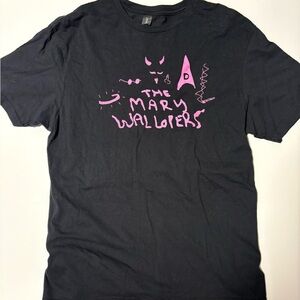 Gildan Black Tee with Pink Graphic